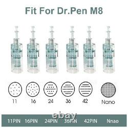 Dr Pen Ultima M8 Sans Fil Rechargeable Derma Pen Skin Care Kit / Aiguilles Set Us