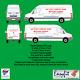 Easyfit Kit Standard Grand Van Diy Easy Fit Signes Application Décalcomanies D'affaires