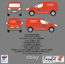 Easyfit Plus Petit Kit Easy Fit Van Diy Signes Application Autocollants D'affaires