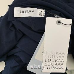 Ensemble de cardigan Luukaa 18 en bleu marine extensible pour un confort optimal.