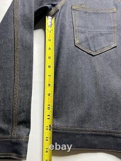 Ensemble veste et pantalon PRPS pour homme, taille XL, 36x35, Indigo Raw Selvedge Jean - $1299