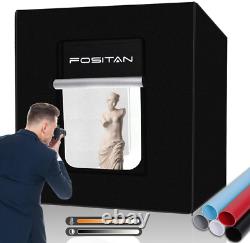 Fositan Light Tent Lightbox 32/80cm Portable Photo Studio Box Kit Avec 2 Led 16