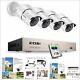 Hd 4 Caméra 1080p Tvi Dvr Outdoor Home Surveillance Security System Kit 1to Hd