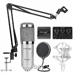 Kit Microfono Profesional Condensador Audio Studio Grabacion + Fuente Alimentación