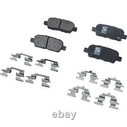 Kit de disques de frein avant et arrière et de plaquettes pour Nissan Sentra Juke 2011-2017
