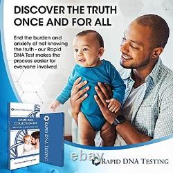 Kit de test de paternité rapide Frais de laboratoire inclus Résultats ADN en 2 jours ouvrables