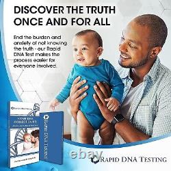 Kit de test de paternité rapide frais de laboratoire inclus Résultats ADN en 2 jours ouvrables.