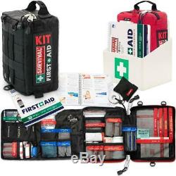 Les Petites Entreprises De Premiers Soins En Milieu De Travail Bundle First Aid Kit Plus + Véhicule Kit