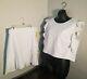 Lilly Pulitzer Top & Jupe Set Blanc Taille 14 Nouveau Avec Tags Outfit