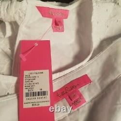 Lilly Pulitzer Top & Jupe Set Blanc Taille 14 Nouveau Avec Tags Outfit