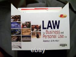 Livre de droit pour les affaires et les particuliers Adamson/Morrison de South-Western Cengage Learning