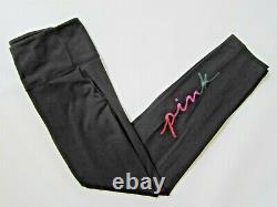 Lot Bling Victoria Secret Rose Ombre Logo Swat Shirt Hoodie Legging Pant Set XL