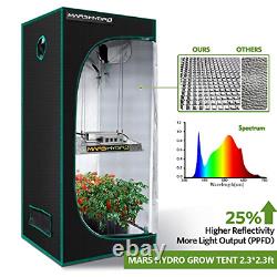 Mars Hydro Grow Tent Kit Complete 2.3x2.3ft Ts1000w Led Grow Light Dimmable Full