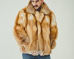 Mens Fox Fur Coat Winter Fur Jacket Outfit, Plus Grande Offre