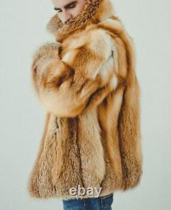 Mens Fox Fur Coat Winter Fur Jacket Outfit, Plus Grande Offre
