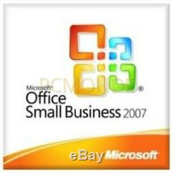 Microsoft Office 2007 Small Business Medialess Kit De Licence Pour Pc 3-pack Mlk