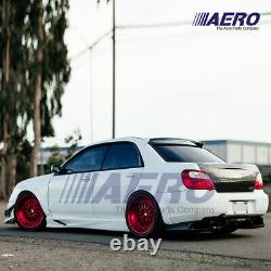 Oe Style Carbon Fiber Body Kit Trunk Pour 02-07 Subaru Impreza Wrx Sti Aero