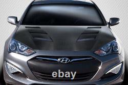 Pour 13-16 Hyundai Genesis Coupe 2dr Fibre De Carbone Dritech Am-s Hood 112951