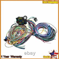 Pour 1937-1940 Chevy Business Coupe 21 Circuit Wiring Harness Wire Kit Chevrolet