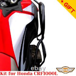Pour Honda CRF1000L Africa Twin : Barres de protection, système de porte-bagages, kit CRF1000 L, cadeau.