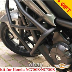 Pour Honda Nc750x Crash Bars Nc700x Rack Système De Bagages Nc750xa Nc700xa Kit, Bonus