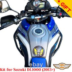 Pour Suzuki DL1000 V Strom Crash bars Vstrom 1000 Système de porte-bagages Kit, Bonus