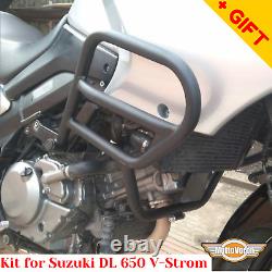 Pour Suzuki DL 650 V-strom Crash Bars Rack Bagage System Vstrom 650 Kit, Bonus