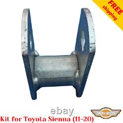 Pour Toyota Sienna : Rehausse de suspension, rallongeurs d'amortisseurs arrière, espaceurs de jambe de force avant et arrière.