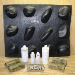 River Rock Business-in-a-box With60 Moules D'alimentation Kit Pour Make 1000s Stones Made In USA