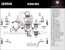 S'adapte Acura MDX 2007-2009 Large Deluxe Dash Trim Kit En Bois