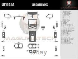 S'adapte Lincoln Mkx 2011-2015 Large Premium Dash Trim Kit En Bois