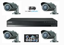 Samsung 2mp Hd 4 Channel 4 Caméra Cctv Home Business Kit Sécurité Système 1to Hdd