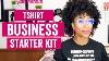 T Shirt Business Starter Kit Démarrer Une Entreprise De T-shirt Tout L’équipement Que J’ai Commencé Avec