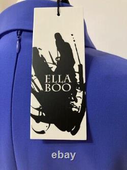 Taille de robe Ella Boo 10 Bleu Bleuet Tenue de mariage à manches courtes spéciale