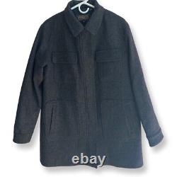 Veste en laine mélangée de taille 10 pour femme de Pendleton en couleur charbon avec fermeture éclair intégrale - NWOT