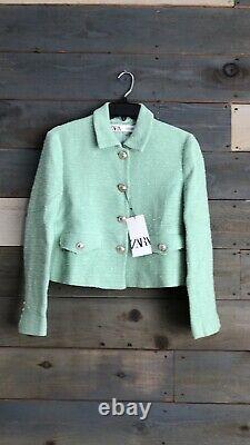 Zara Bloggers Favoris Blazer & Jupe Co Ord Matching Set Outfit Taille M Bnwt
